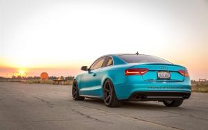 Audi S5 Coupe on Carbon Graphite Vorsteiner Wheels (V-FF 104) 2016 года 